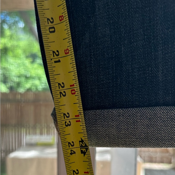 J Brand “Camille” Distressed Destroyed Dark Blue Boyfriend Jeans Crop size 30 - Picture 10 of 15